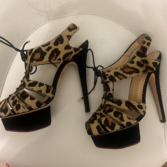 Charlotte Olympia cut out pony hair platforms - Picture 8 of 8